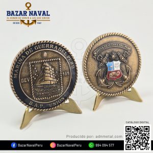 Moneda-6cm-BAP-Unión-MGP-bronce-antique