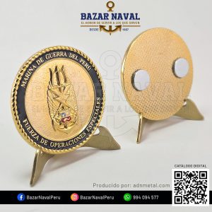 Imantado FOE Fuerza de Operaciones Especiales enchapado en oro