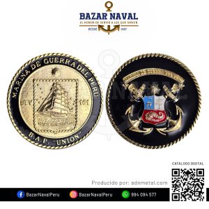 Moneda-BAP-UNION-MGP-6CM-ORO
