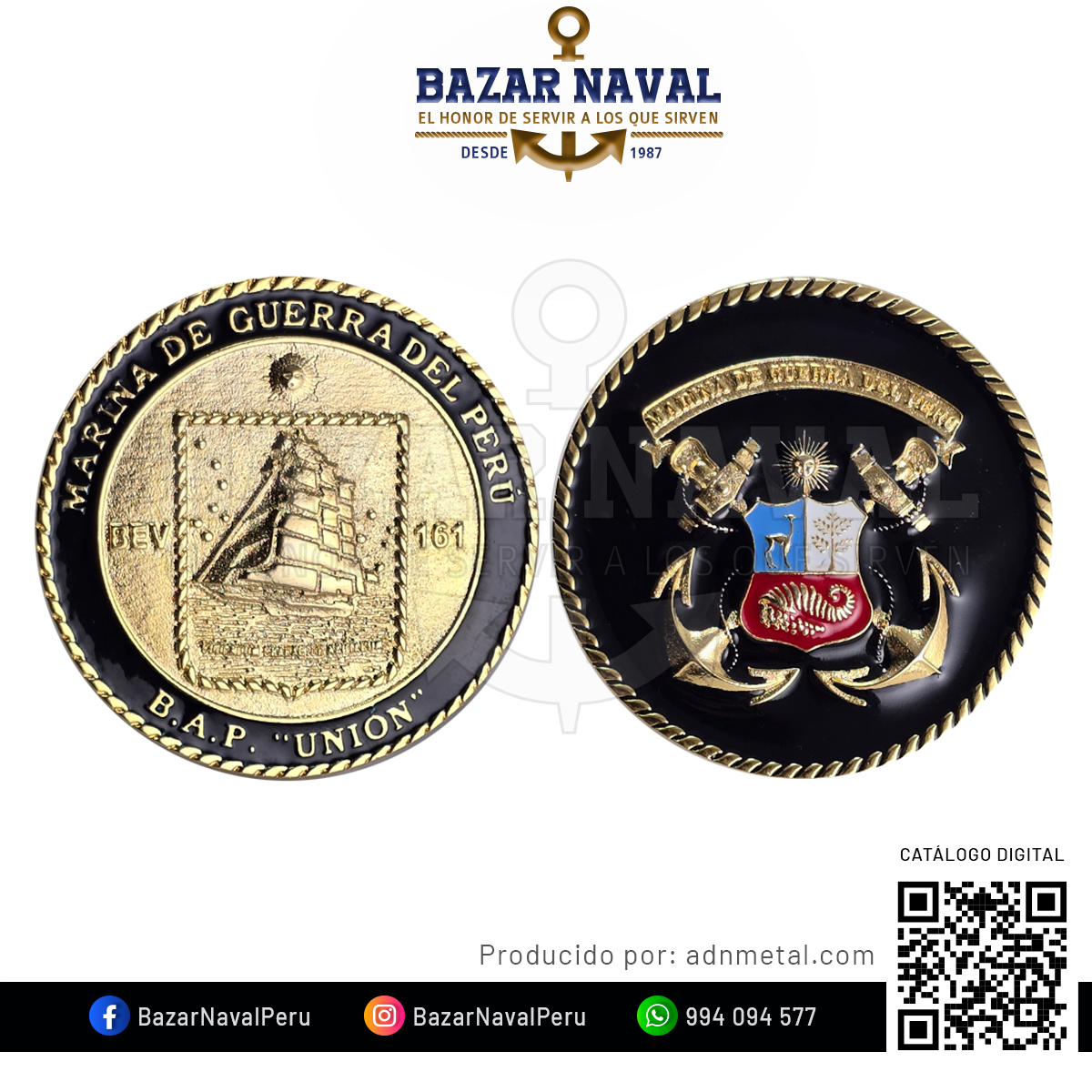 Moneda-BAP-UNION-MGP-6CM-ORO